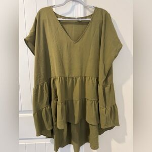 High Low Babydoll Top